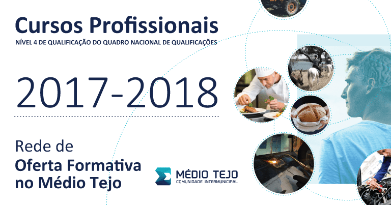 Cursos Profissionais no Médio Tejo – Oferta Formativa 2017-2018