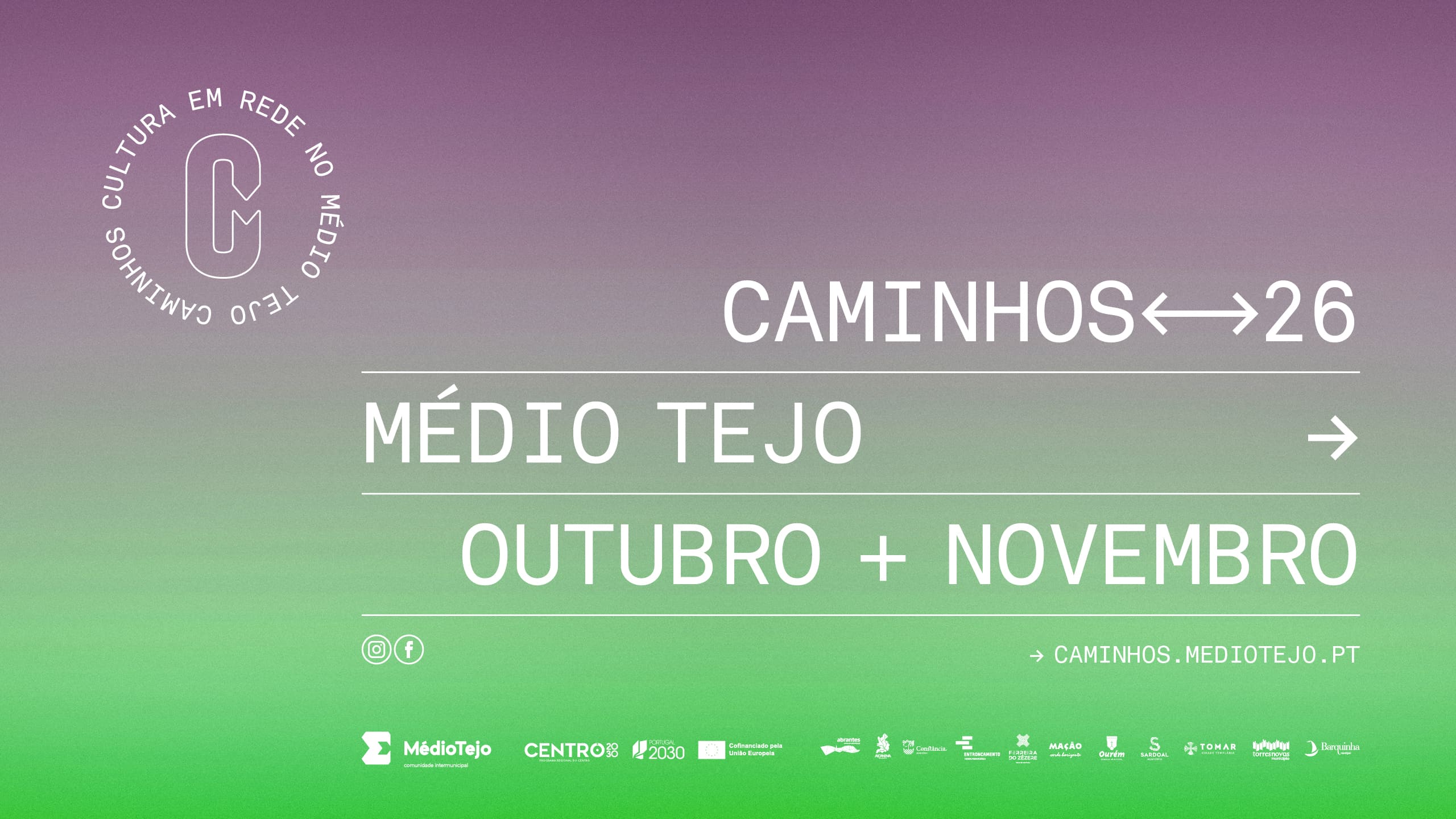 CAMINHOS: Médio Tejo torna-se palco único em outubro e novembro