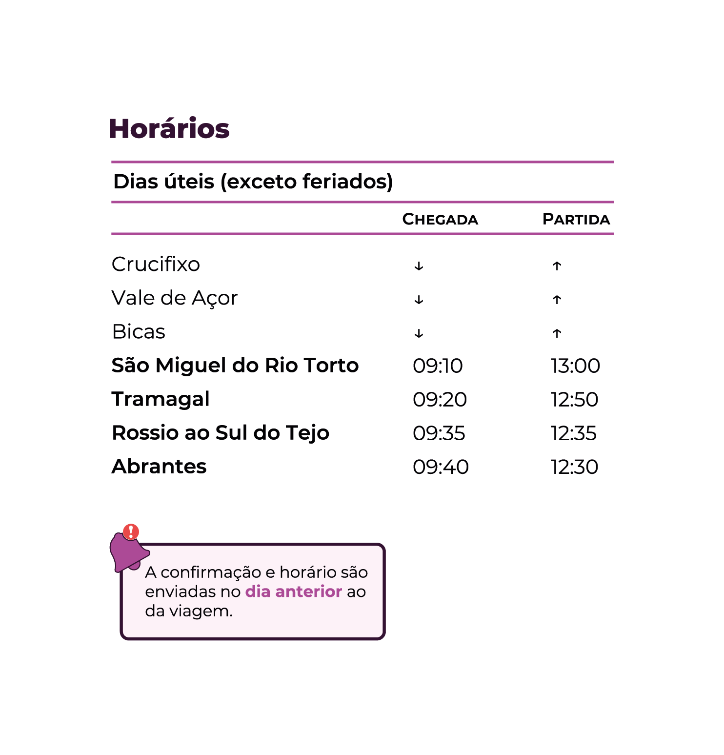 Horário