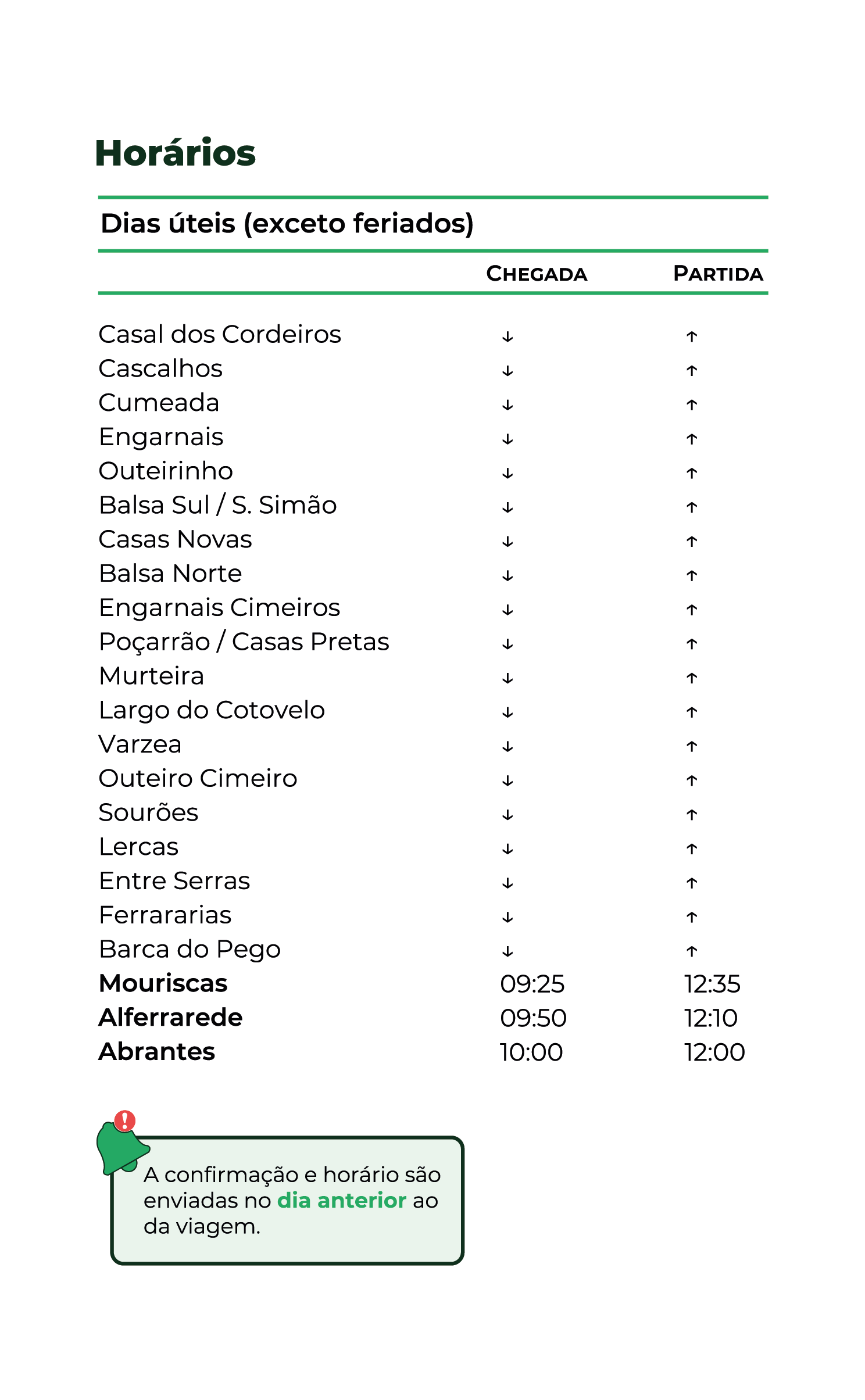 Horário