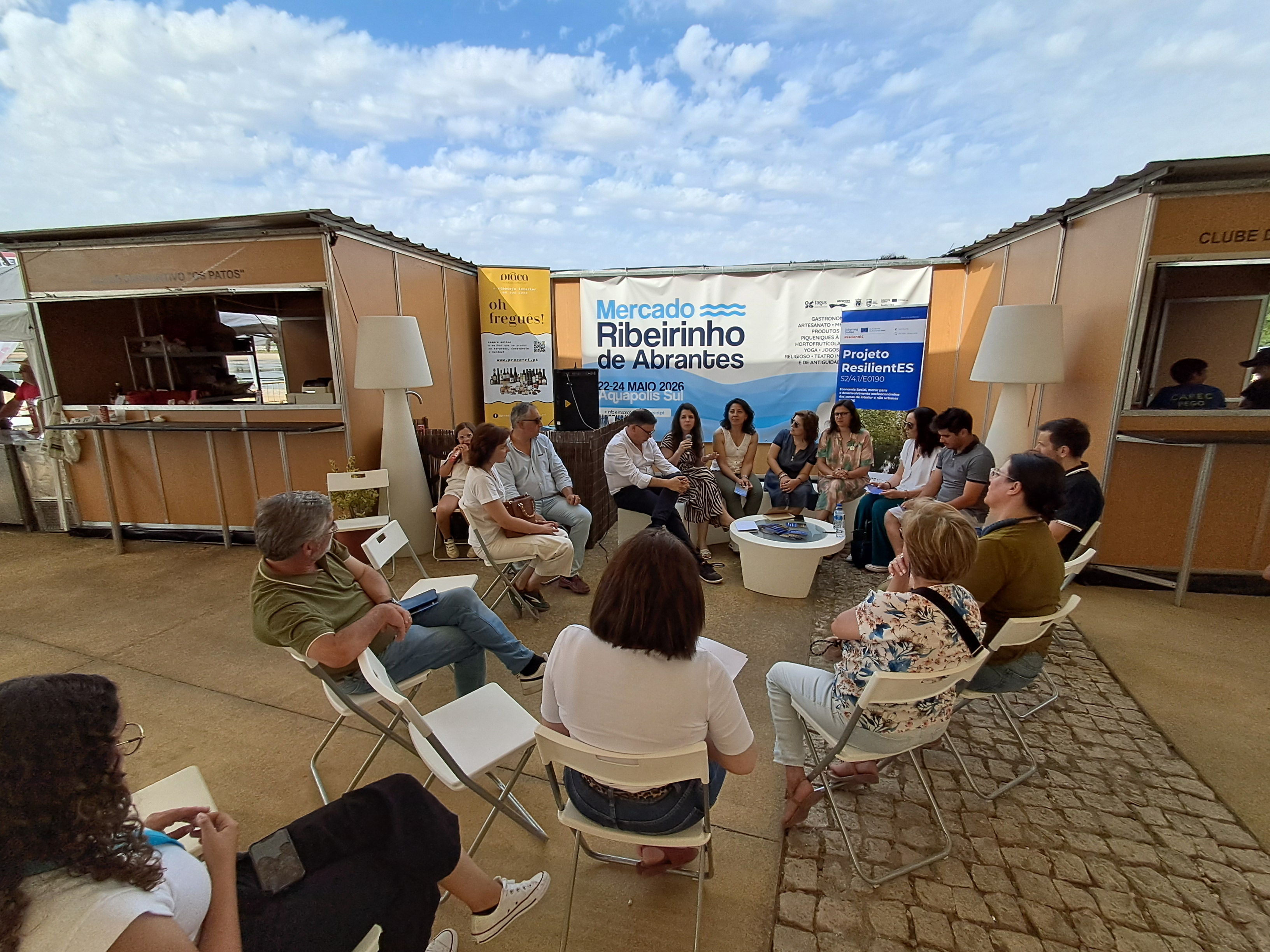 Projeto ResilientES leva Terceiros Lugares ao Mercado Ribeirinho de Abrantes